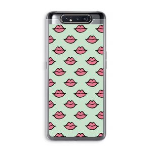 Lipjes: Samsung Galaxy A80 Transparant Hoesje