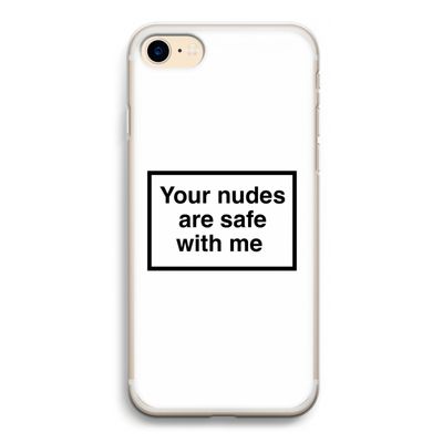 Safe with me: iPhone 7 Transparant Hoesje