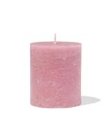HEMA Rustieke Kaars Ø7x8cm Oudroze (oudroze)