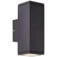 Buitenwandlamp - BRILLIANT - HALLY - Metaal en glas - Antraciet - GU10 LED - 2 x 10 W IP44