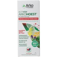 Arkohoest Kruidensiroop gezoet met honing