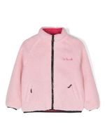 MC2 Saint Barth Kids veste zippée à imprimé graphique - Rose