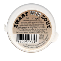 Van Vliet Zwart wit zout 25 Gram