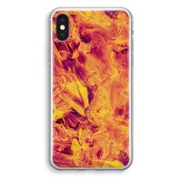 Eternal Fire: iPhone XS Transparant Hoesje