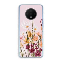 Painted wildflowers: OnePlus 7T Transparant Hoesje