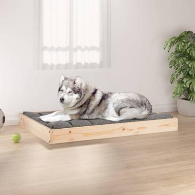 Hondenmand 101,5x74x9 cm massief grenenhout