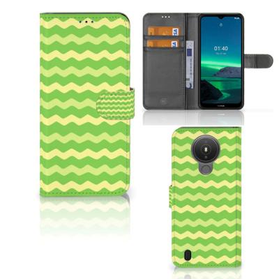 Nokia 1.4 | Telefoon Hoesje | Waves Green
