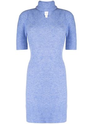 Patou robe à découpe avant - Bleu