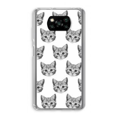 Kitten: Xiaomi Poco X3 NFC Transparant Hoesje