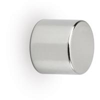 MAUL neodymium cylinder magneet, ft 10 x 10 x 10 mm, trekkracht 4 kg, zilver, blister van 10 stuks