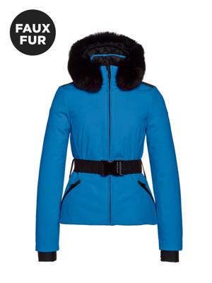 Goldbergh Hida Faux Border Dames Wintersportjas Electric Blue 38