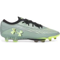 Under Armour Magnetico Elite 4.0 Gras Voetbalschoenen (FG) Lichtgroen Neongeel Zwart