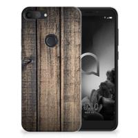 Alcatel 1S (2019) | Bumper Hoesje | Steigerhout