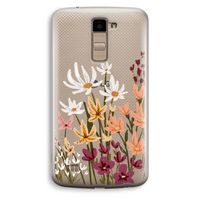 Painted wildflowers: LG K10 (2016) Transparant Hoesje