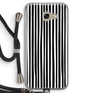 Stripes: Samsung Galaxy A5 (2017) Transparant Hoesje met koord