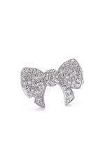 David Morris bague Beaux en or blanc 18ct ornée de diamants - Argent - thumbnail