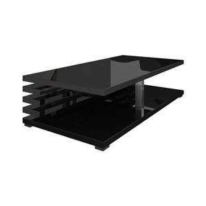 Meubella Salontafel Altea - Zwart - Hoogglans - 120 cm