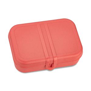 Koziol Bio-Circulair - Pascal L Lunchbox met Compartiment - Gerecycled Zonnebloemolie - Roze