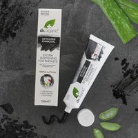 Dr Organic Activated Charcoal Extra Whitening Toothpaste 100ML - thumbnail