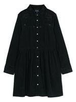 Ralph Lauren Kids robe en velours côtelé - Noir