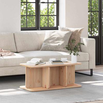 Salontafel Naturel 80 x 39.5 x 33.5 cm Massief grenenhout
