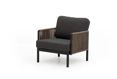Trestino lounge tuinstoel caudry antraciet