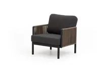 Trestino lounge tuinstoel caudry antraciet