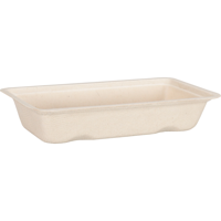 Depa Bak | Bagasse (suikerrietpulp) | A5 | snackbak | 150x77x30mm | naturel | 800 stuks