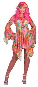 Hippie dames jurk psychedelisch