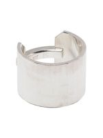 WERKSTATT:MÜNCHEN logo-engraved polished-finish ring - Argent - thumbnail