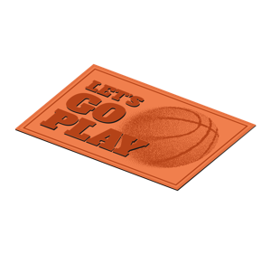 Let's play basketbal placemat