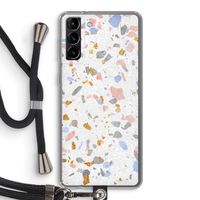 Terrazzo N°8: Samsung Galaxy S21 Plus Transparant Hoesje met koord