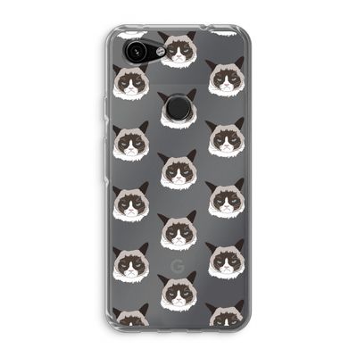 It's a Purrr Case: Google Pixel 3a Transparant Hoesje It's a Purrr Case: Google Pixel 3a Transparant Hoesje