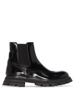 Alexander McQueen bottines chelsea à semelle épaisse - Noir