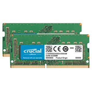 Crucial 32GB DDR4-2400 Werkgeheugenset voor laptop DDR4 32 GB 2 x 16 GB 2400 MHz 260-pins SO-DIMM CL17 CT2K16G4S24AM