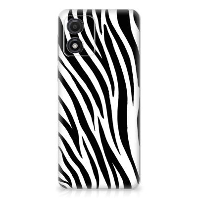Motorola Moto E13 | TPU Hoesje | Zebra