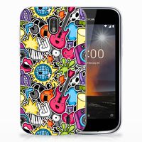 Nokia 1 Silicone Back Cover Punk Rock - thumbnail