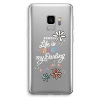 Tough Life: Samsung Galaxy S9 Transparant Hoesje