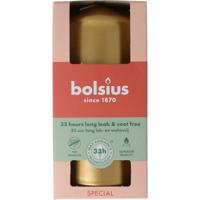 Bolsius stompkaars 120/58 golden orang