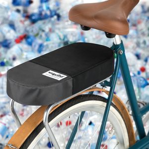 UrbanProof Bagagedragerkussen recycled 38 cm zwart/grijs
