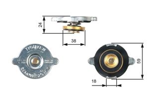 Radiateurdop RC111