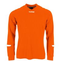 Hummel 111006K Fyn Long Sleeve Shirt Kids - Orange-White - 116 - thumbnail