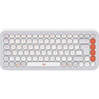 Logitech POP ICON KEYS Toetsenbord Bluetooth QWERTZ, Duits Wit Easy Switch 3 apparaten, Multimediatoetsen, Multipair-functie