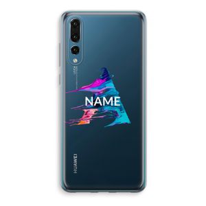 Abstract Spectrum: Huawei P20 Pro Transparant Hoesje