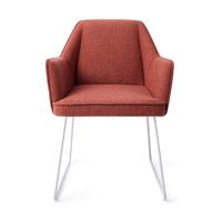 Jesper Home Tome eetkamerstoel slide white Shabby Saffron