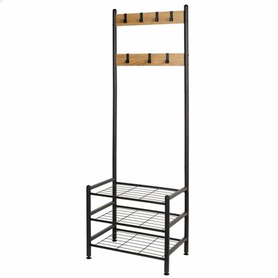 Jassenrek met schap Max Home Staal Melamine spaanderplaat Minimalist 60 x 175 x 40 cm