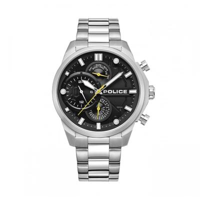 Police PEWGK0039204 Zwart Zilverkleurig Heren horloge