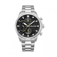 Police PEWGK0039204 Zwart Zilverkleurig Heren horloge