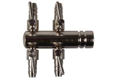 Luchtverdeler 9 mm x 4 uitgang