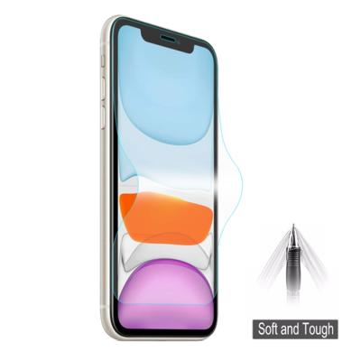 Voor iPhone 11/iPhone XR ENKAY Hat-Prince 0.1 mm 3D Full Screen Protector Explosiebestendige hydrogel film